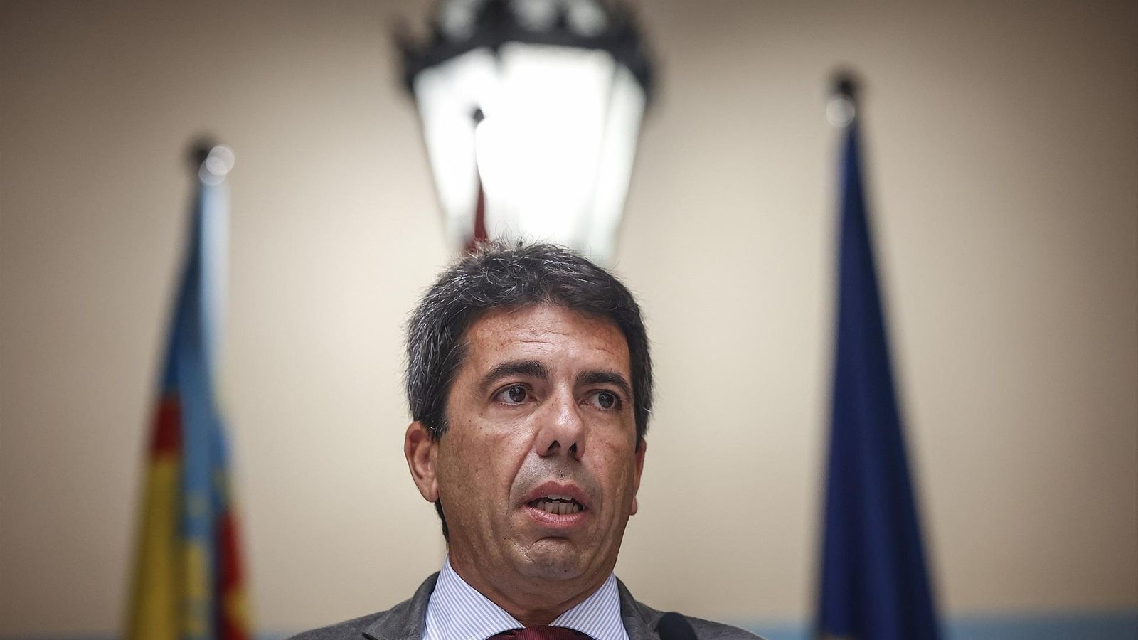 El president de la Generalitat, Carlos Mazón, aquest dijous