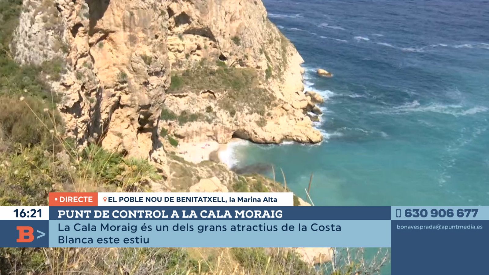 03.08.2021 | Meravelloses vistes a la nostra visita al Poble Nou de Benitatxell