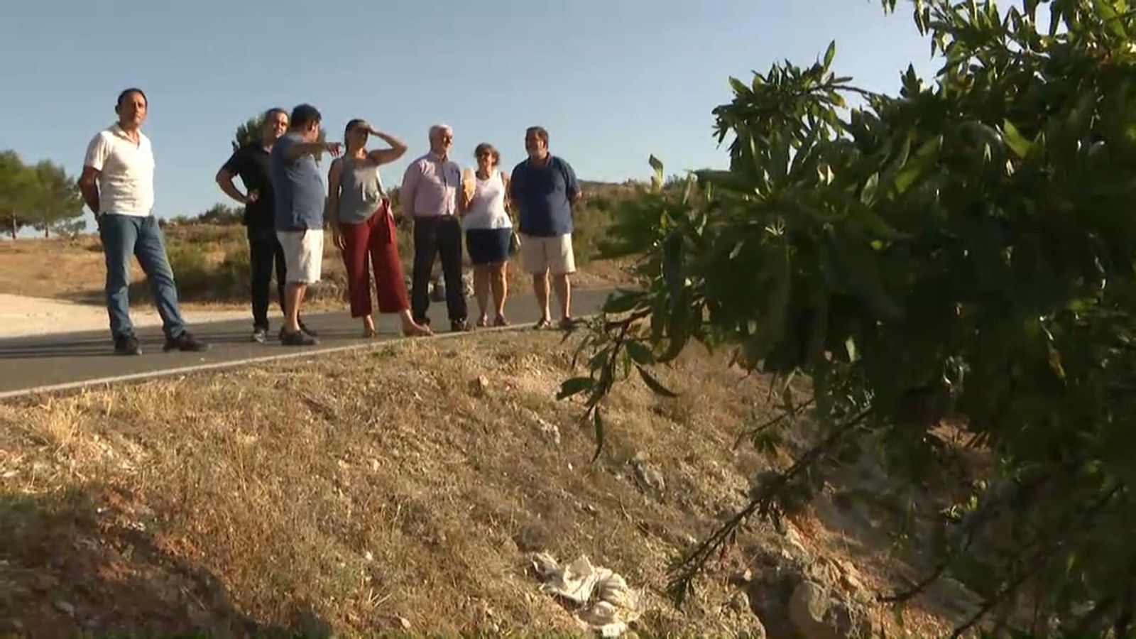 Mireia Mollà visita camps afectats per la xilel·la