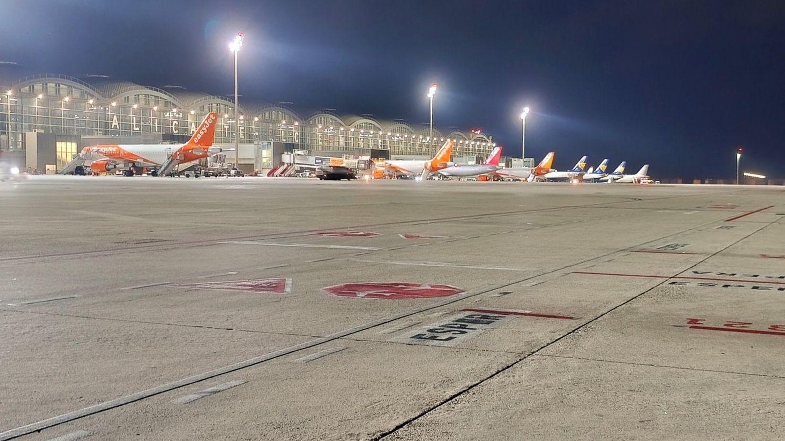 Pista de l'aerport d'Alacant