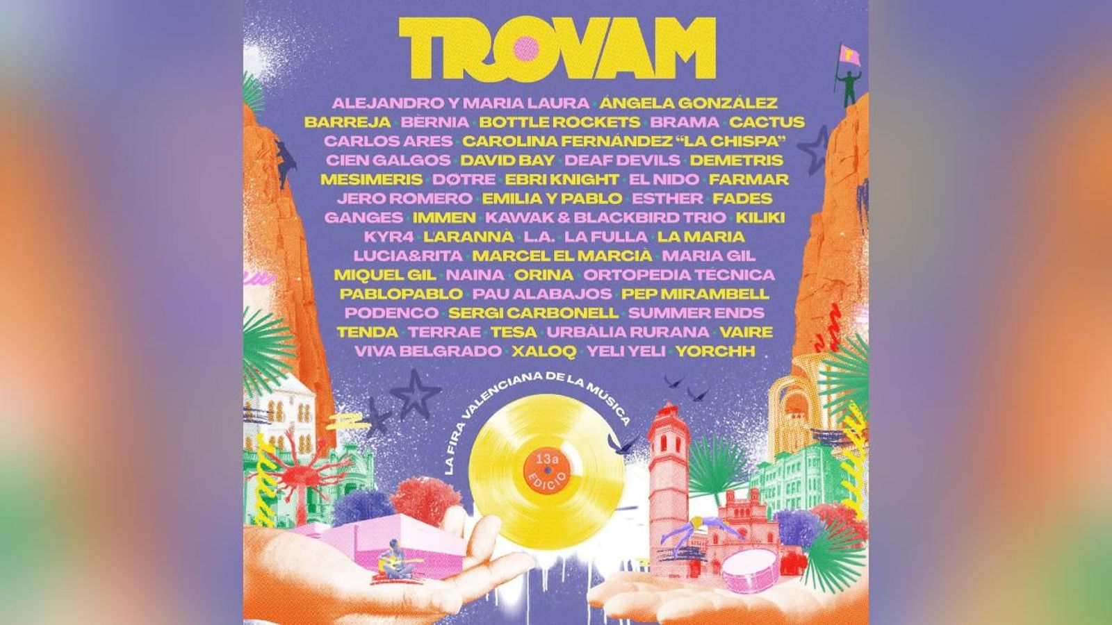 Cartell de la 13 edició de la Fira Trovam, a Castelló