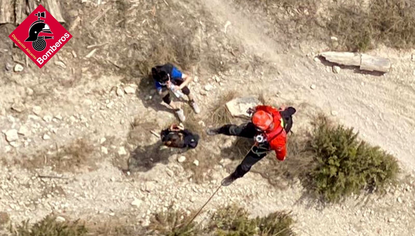 Rescat de l'home noruec accidentat a la serra de Bèrnia, a Altea (Marina Baixa)