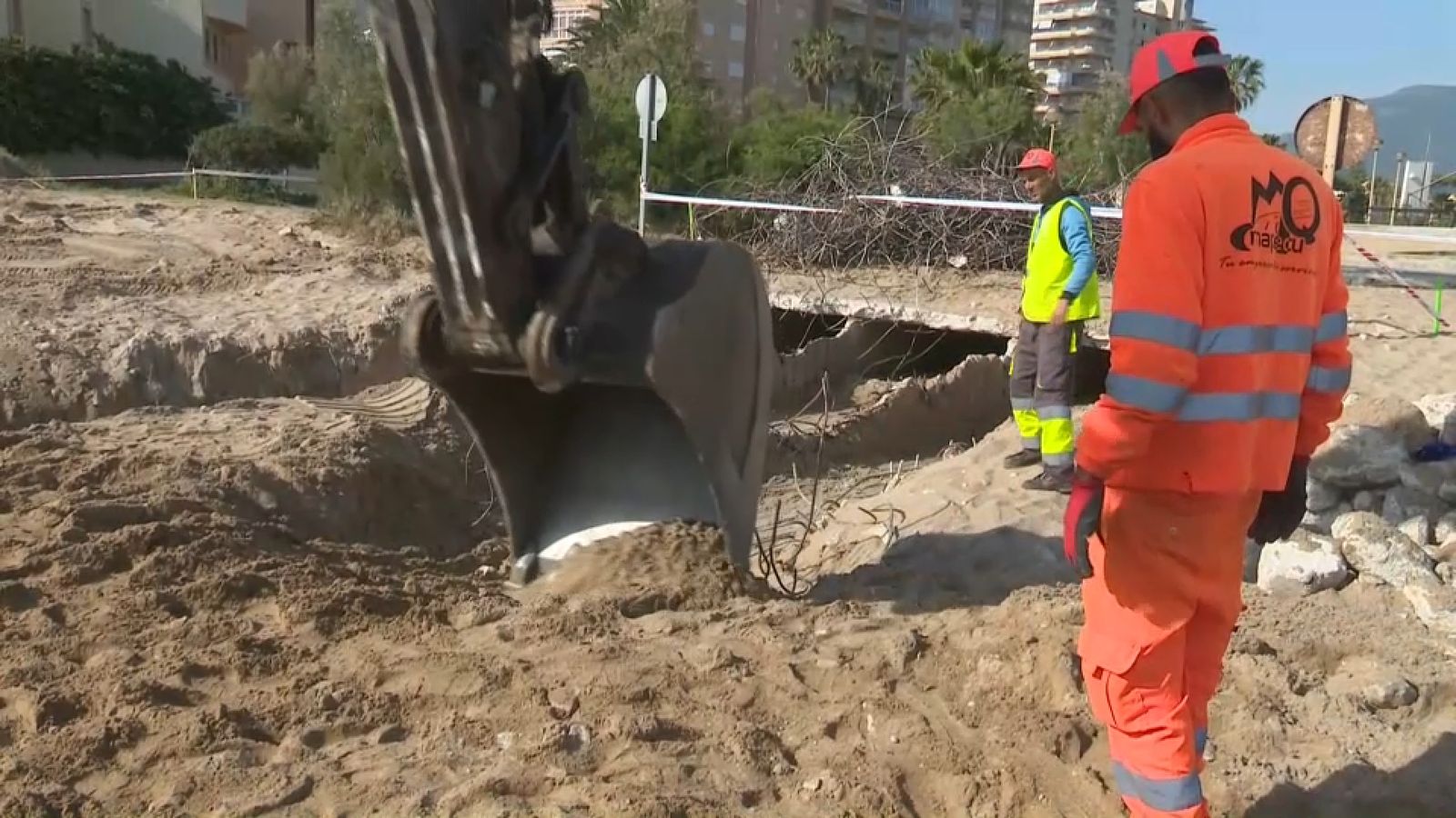 Vídeo sobre els treballs de regeneració a la platja de la Goleta de Tavernes de la Valldigna