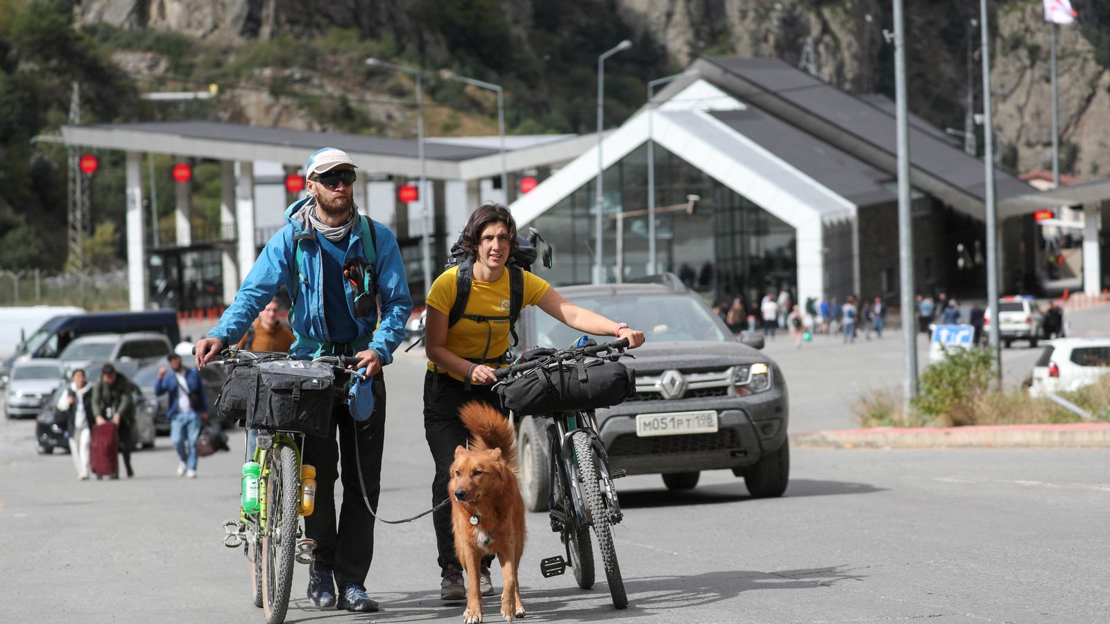 Dos viatgers creuen un punt fronterer de Rússia amb Geòrgia