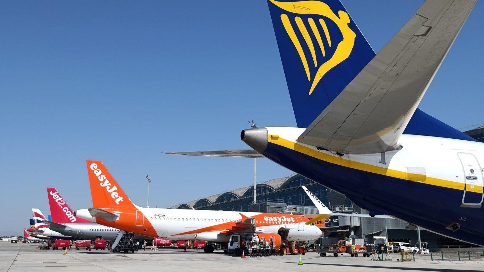 Avions a l'aeroport d'Alacant