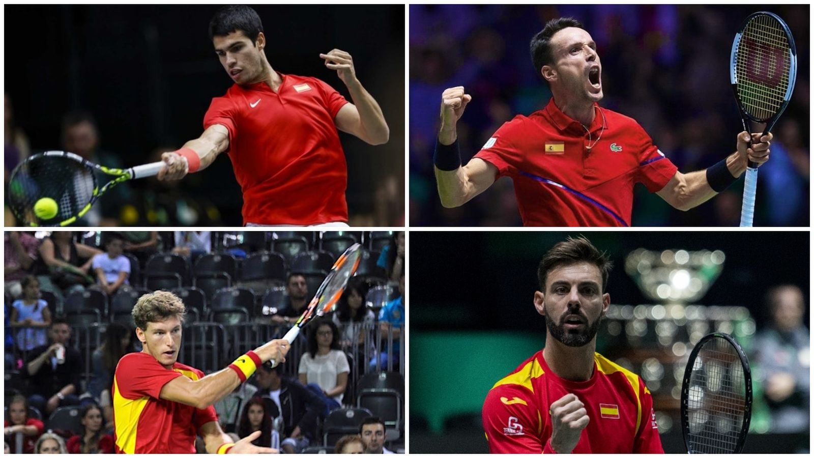 Alcaraz, Bautista, Carreño i Granollers disputaran la fase final de la Copa Davis