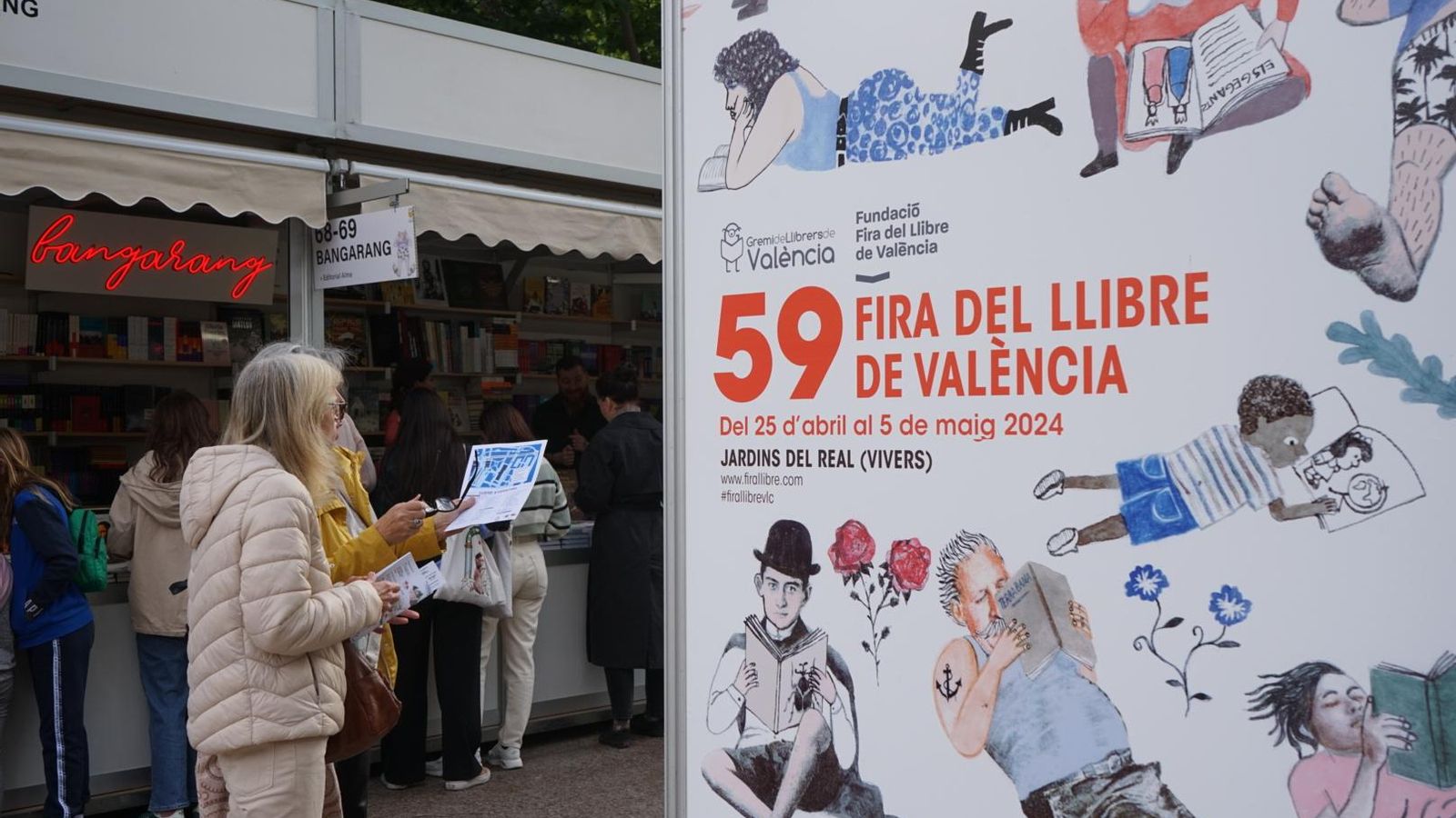 La 59 edició de la Fira del Llibre de València es celebra del 25 d'abril al 5 de maig