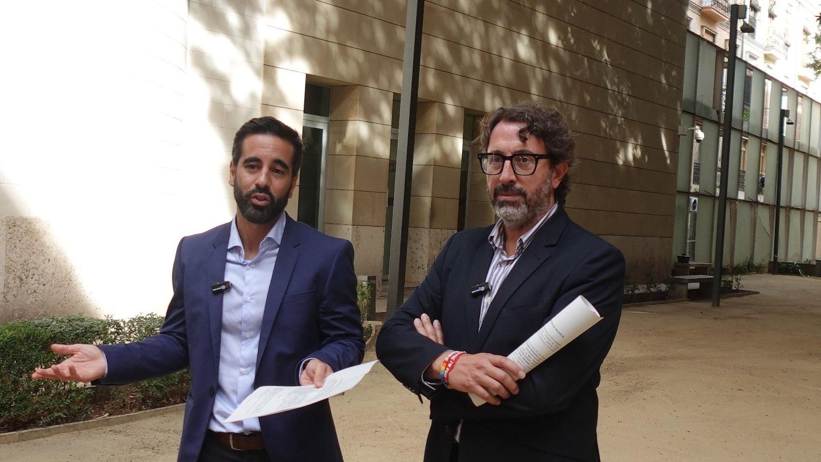 José Muñoz i Vicent Mascarell, este dijous a les Corts