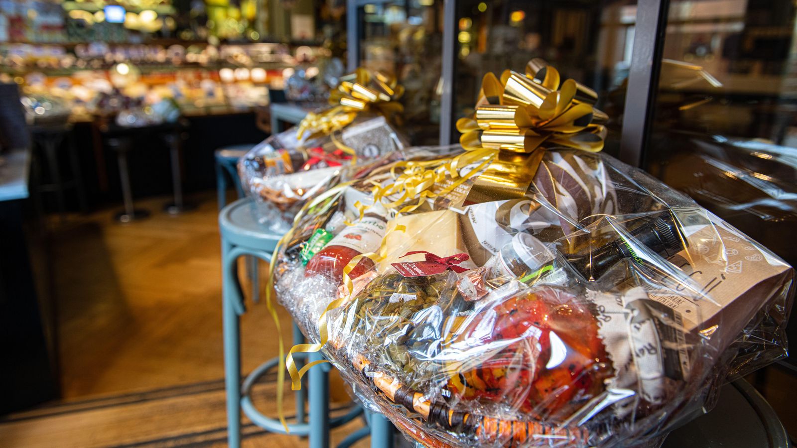 Imatge d'arxiu d'una cistella de Nadal