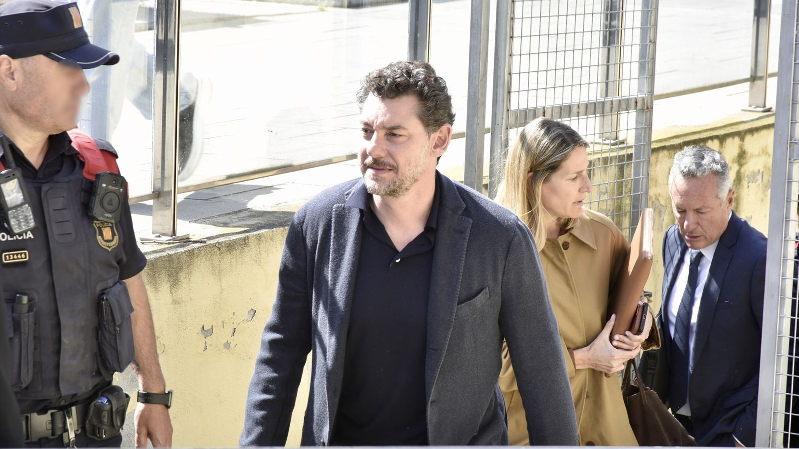 Jonathan Andic, el fill del fundador de Mango, a la seua eixida del Jutjat d'Instrucció 5 de Martorell el passat 19 de maig