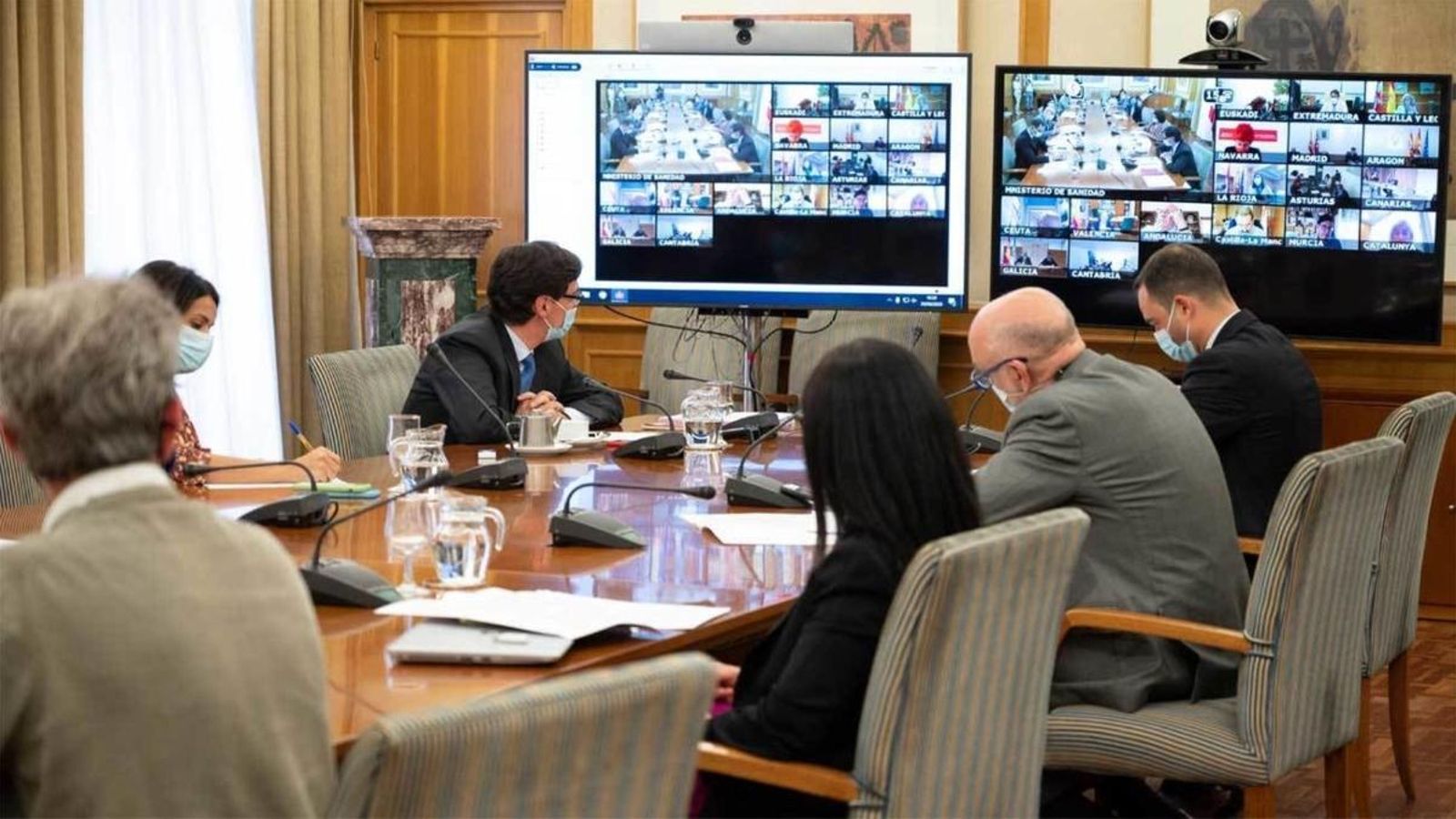 Reunió del Consell Interterritorial de Salut en una imatge d'arxiu