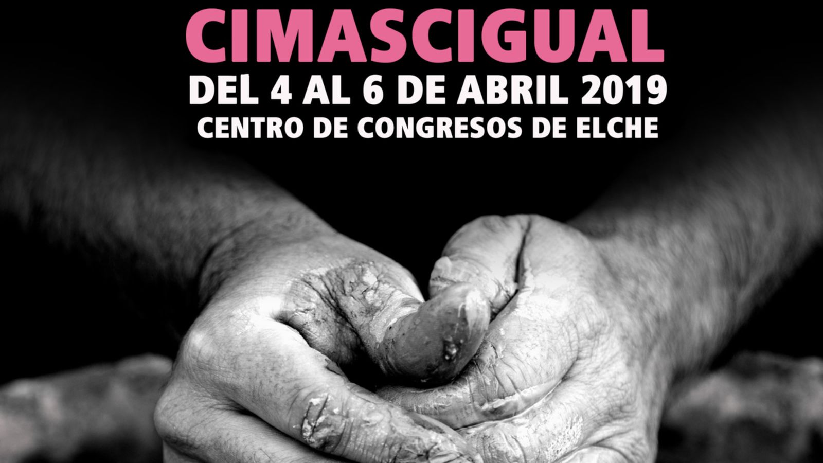 Cartell del congrés que es celebra a Elx del 4 al 6 d'abril