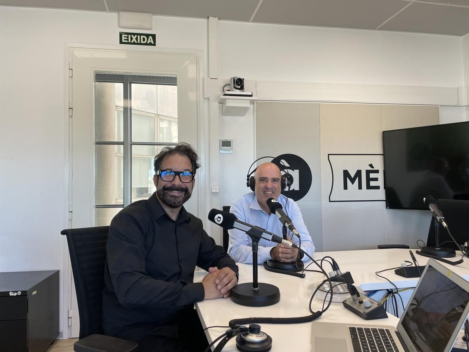 Sergi Olcina (presentador) i Javier Doménech (director) d''El rall'