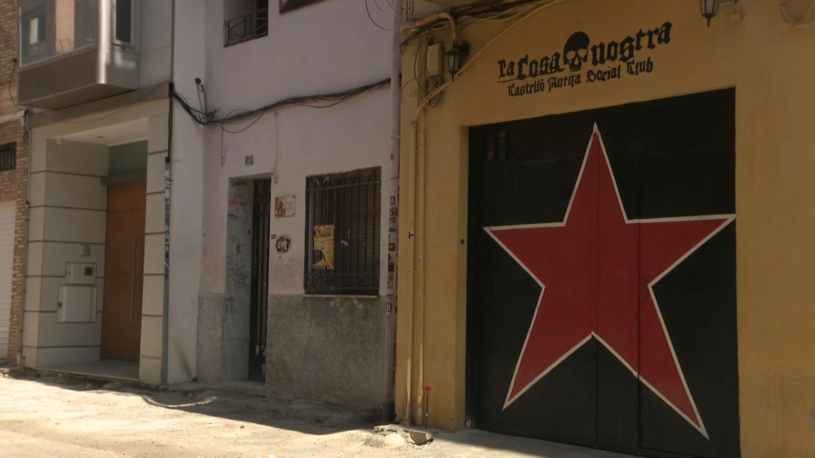 L'exterior del club la Cosa Nostra, escenari de l'agressió grupal