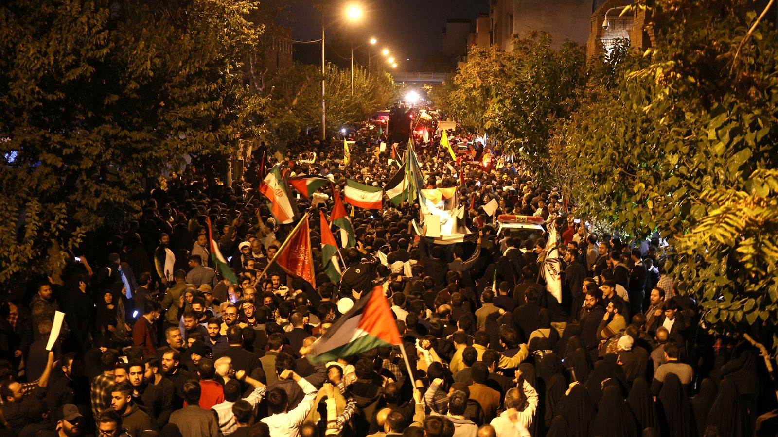 Protestes a Teheran (Iran) en condemna dels atacs israelians sobre Gaza