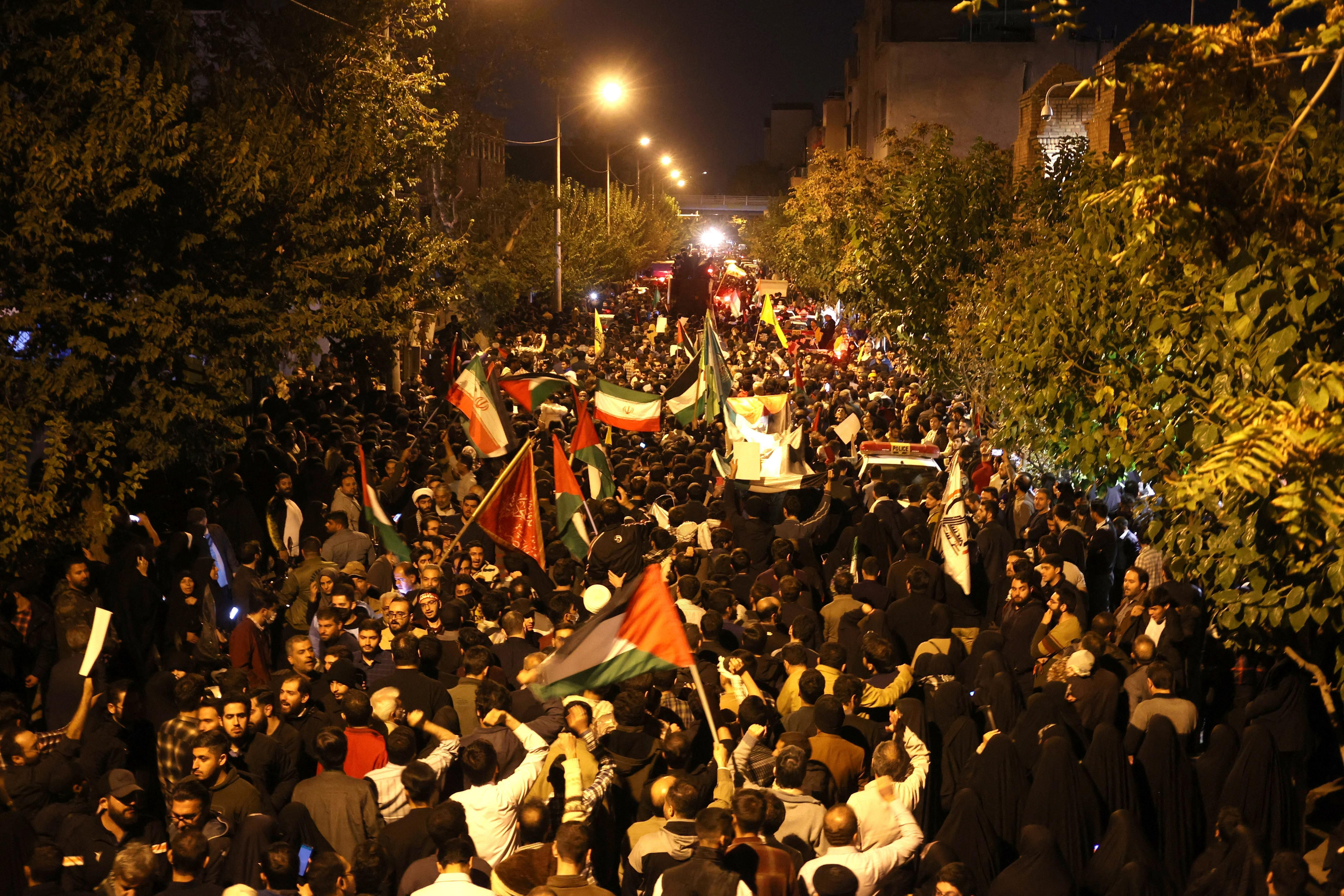 Protestes a Teheran (Iran) en condemna dels atacs israelians sobre Gaza Protestes a Teheran (Iran) en condemna dels atacs israelians sobre Gaza