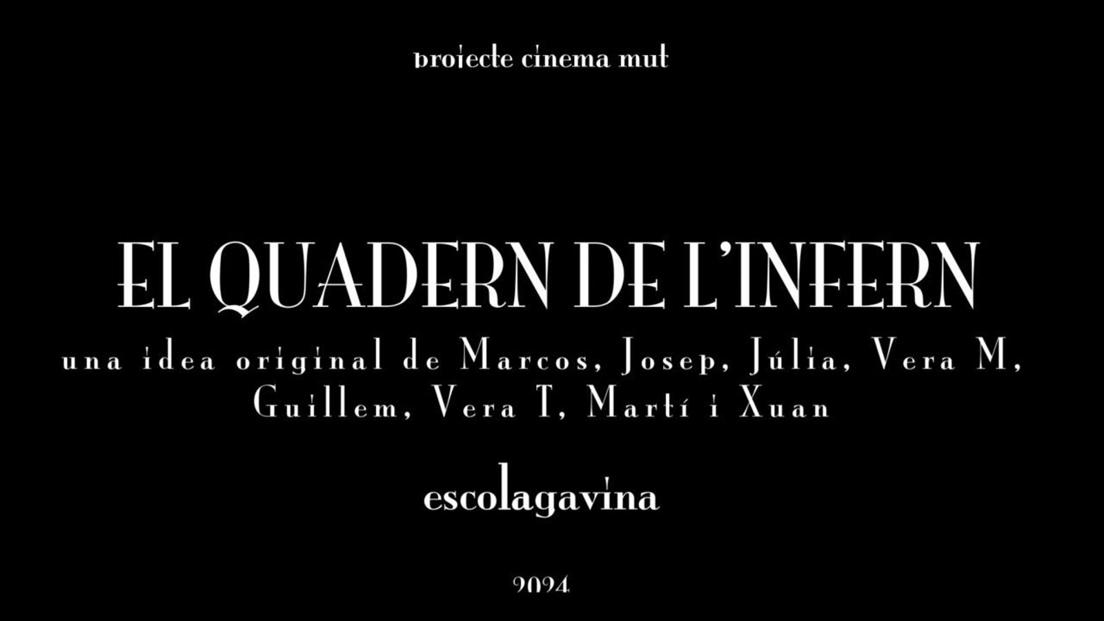 El quadern de l’infern, Escola Gavina (Picanya, l’Horta Sud)