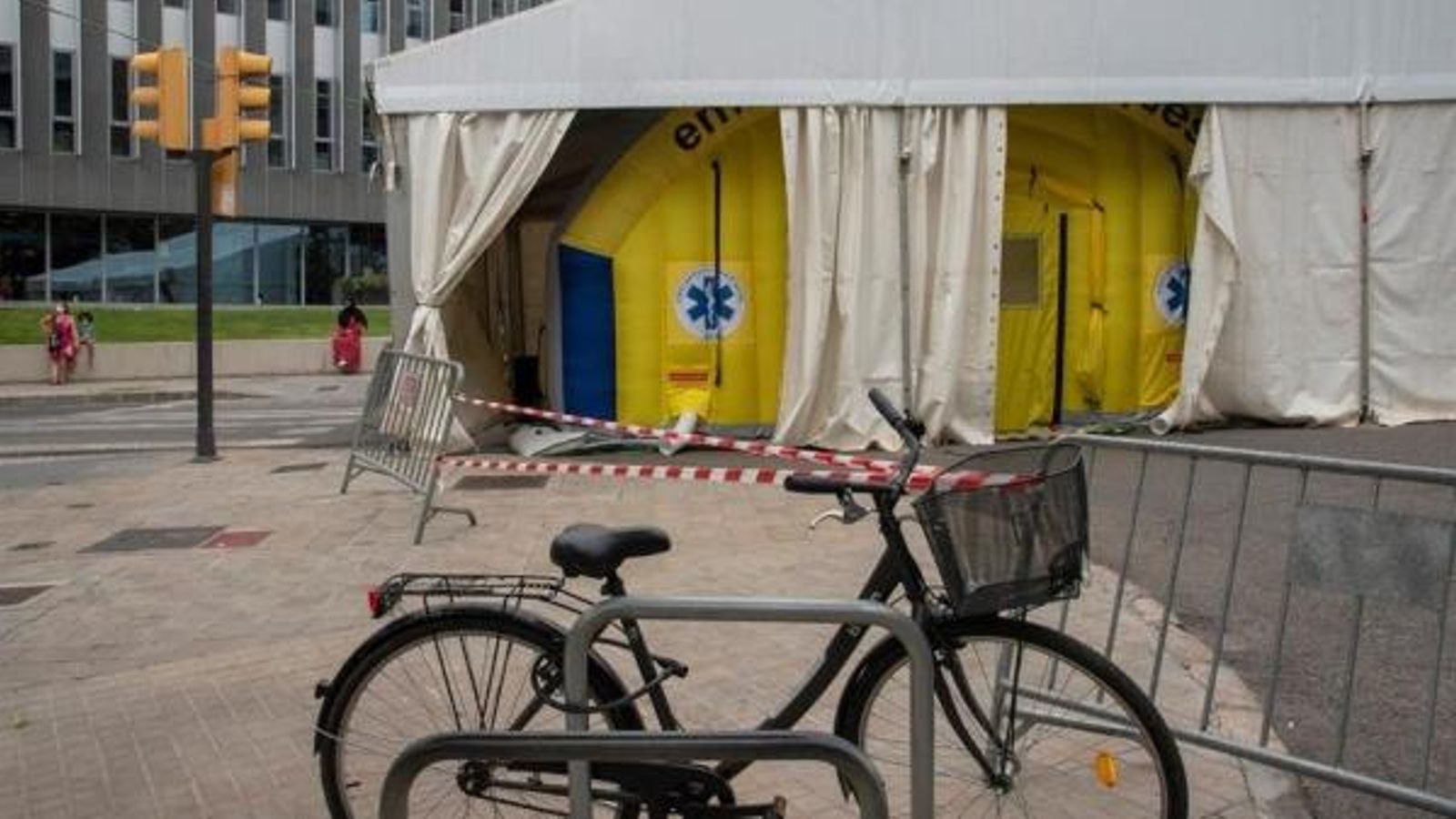 Hospital de campanya establert a Cap de Prat de la Riba, Lleida