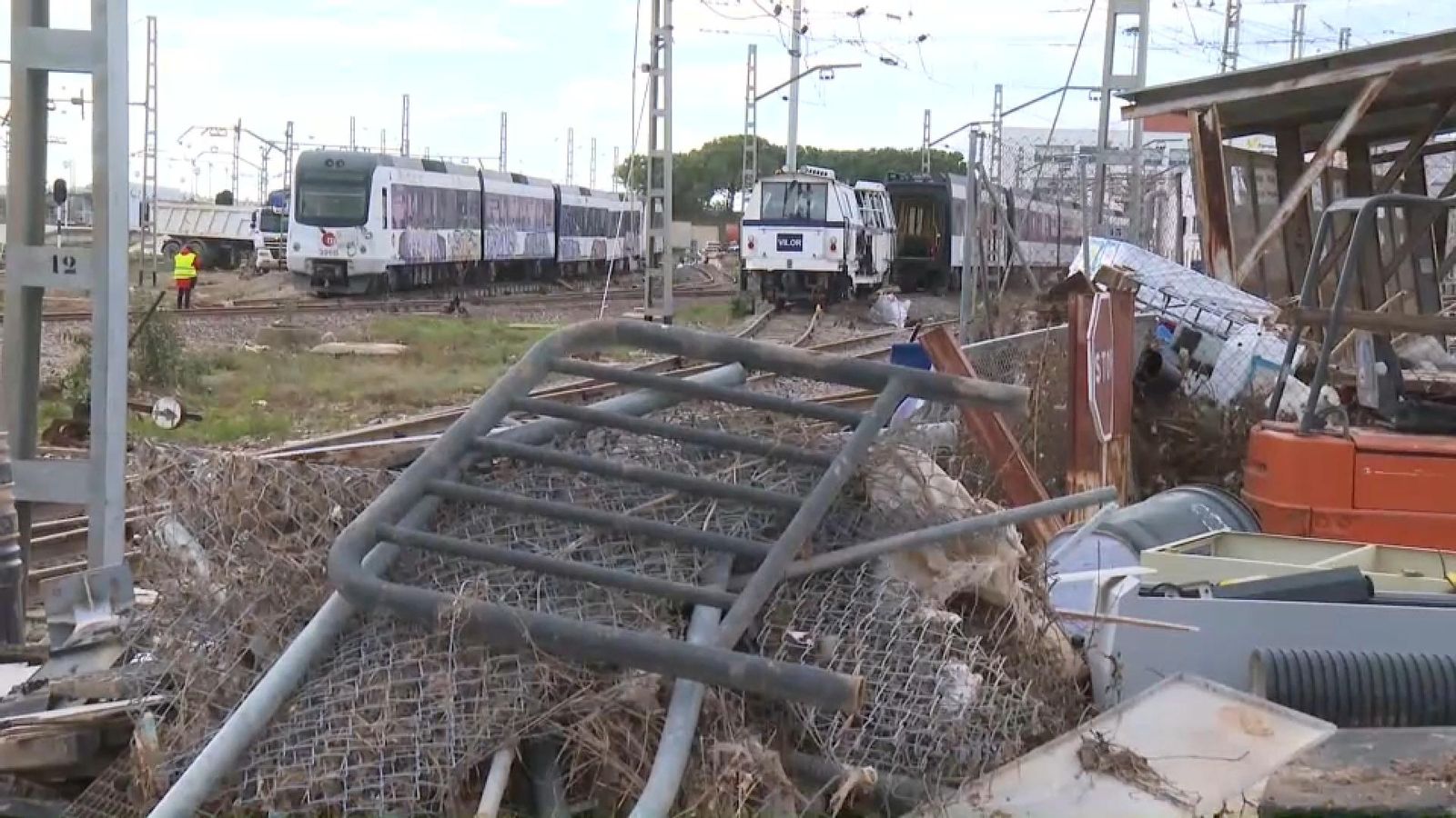 La DANA va desfer bona part de les infraestructures del metro de l'Horta Sud