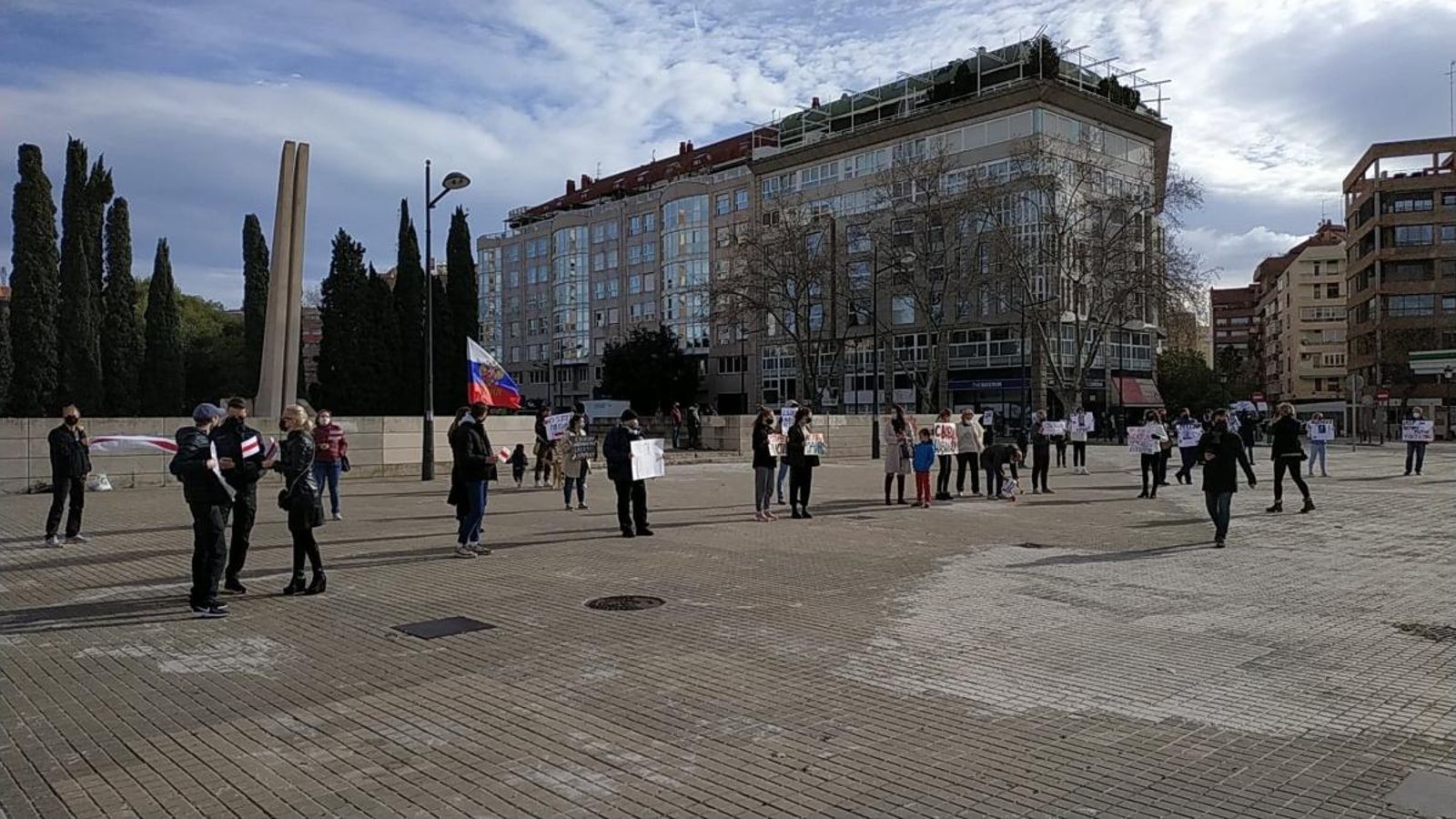 Concentració a València en suport de l'opositor rus Aleksei Navalni Concentració a València en suport de l'opositor rus Aleksei Navalni