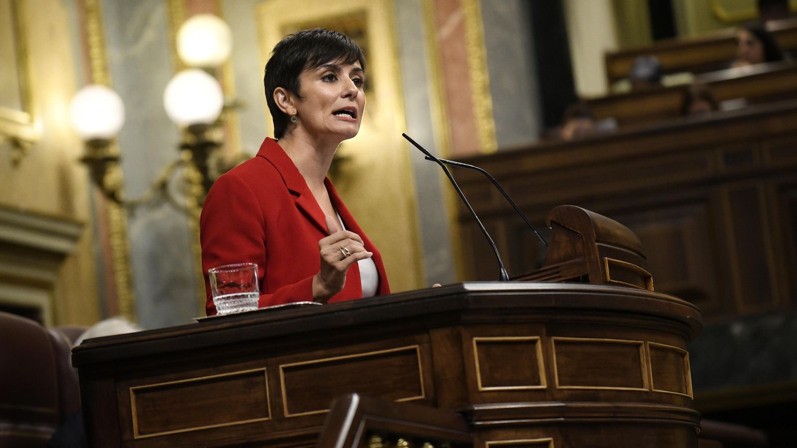 Isabel Rodríguez, este dimecres, al Congrés