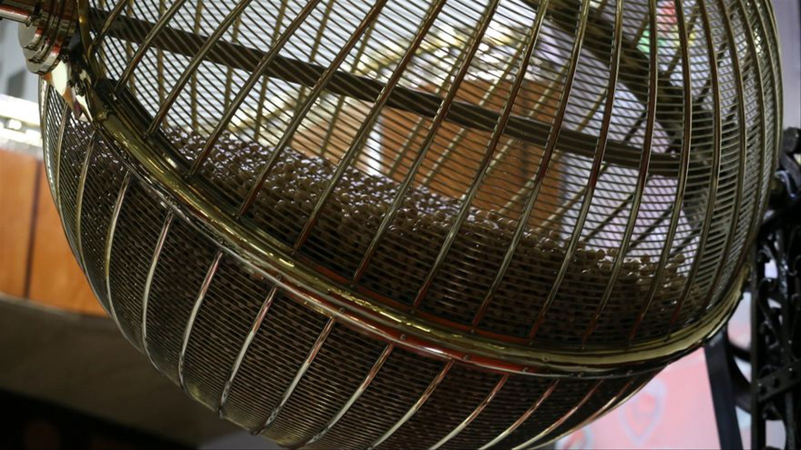 Un dels bombos de les boles del sorteig