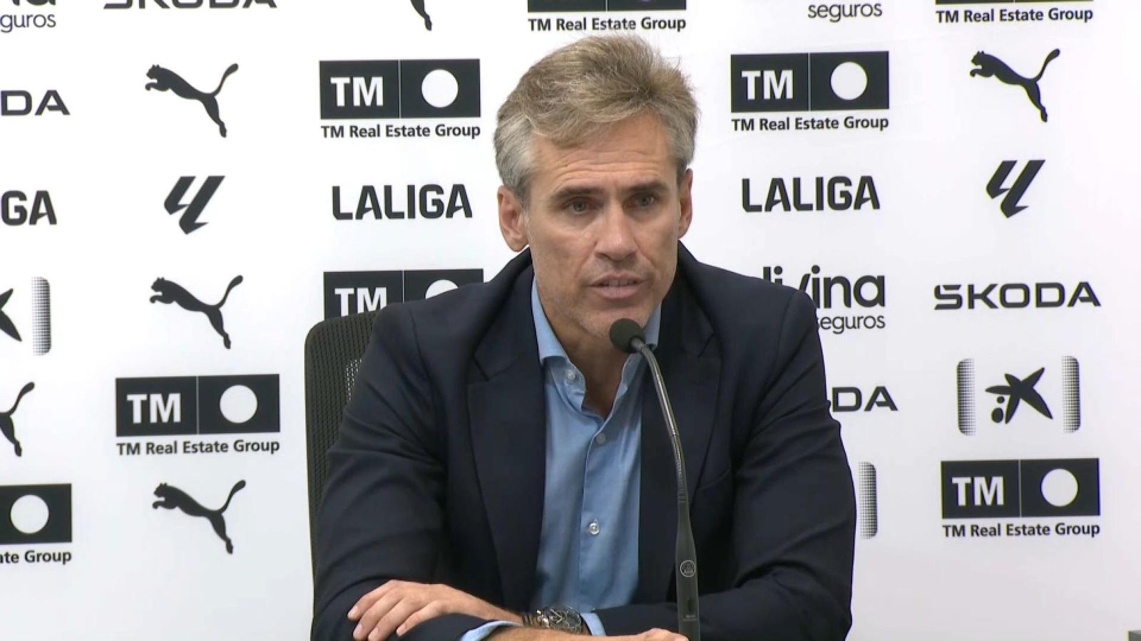 El director esportiu del València, Miguel Ángel Corona