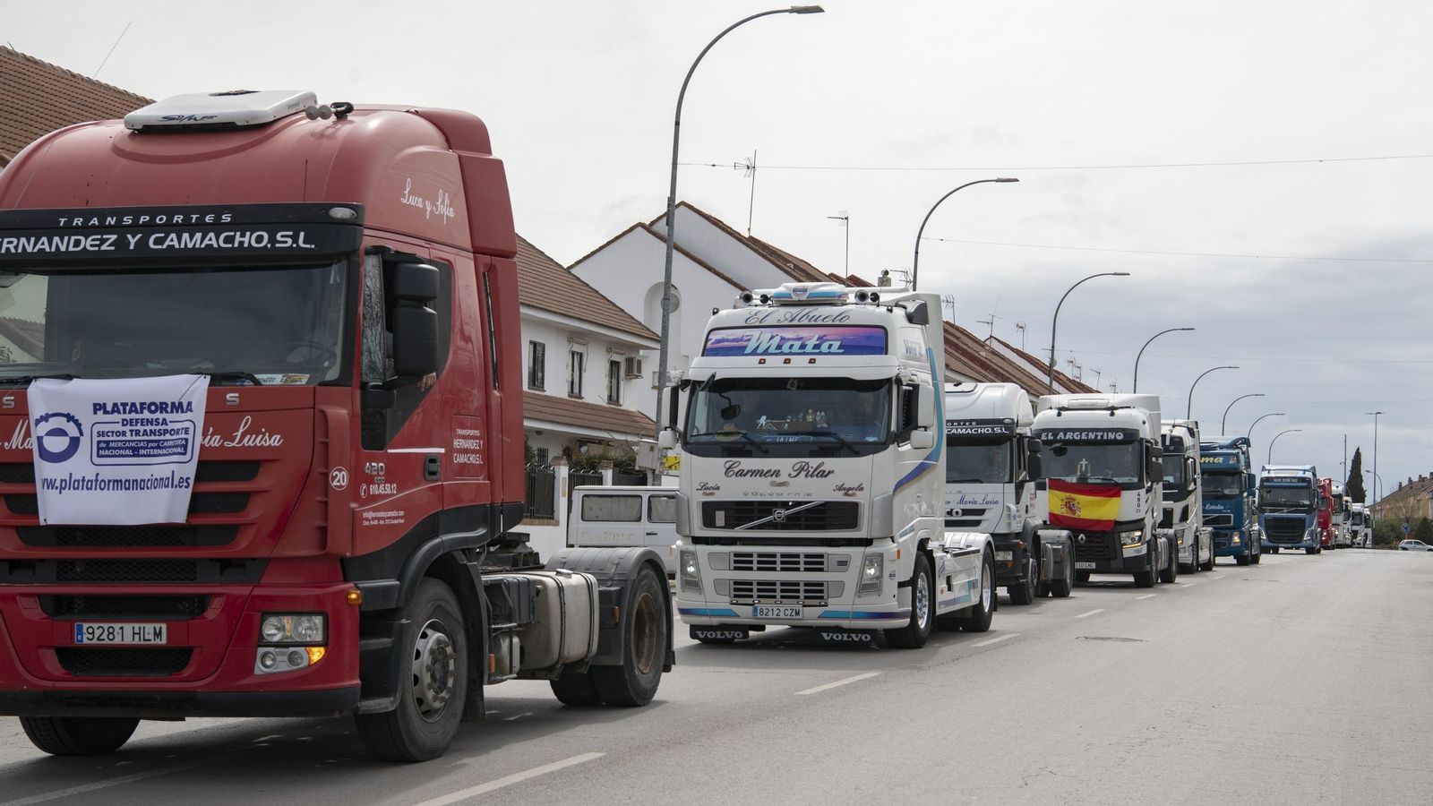 Camions en vaga