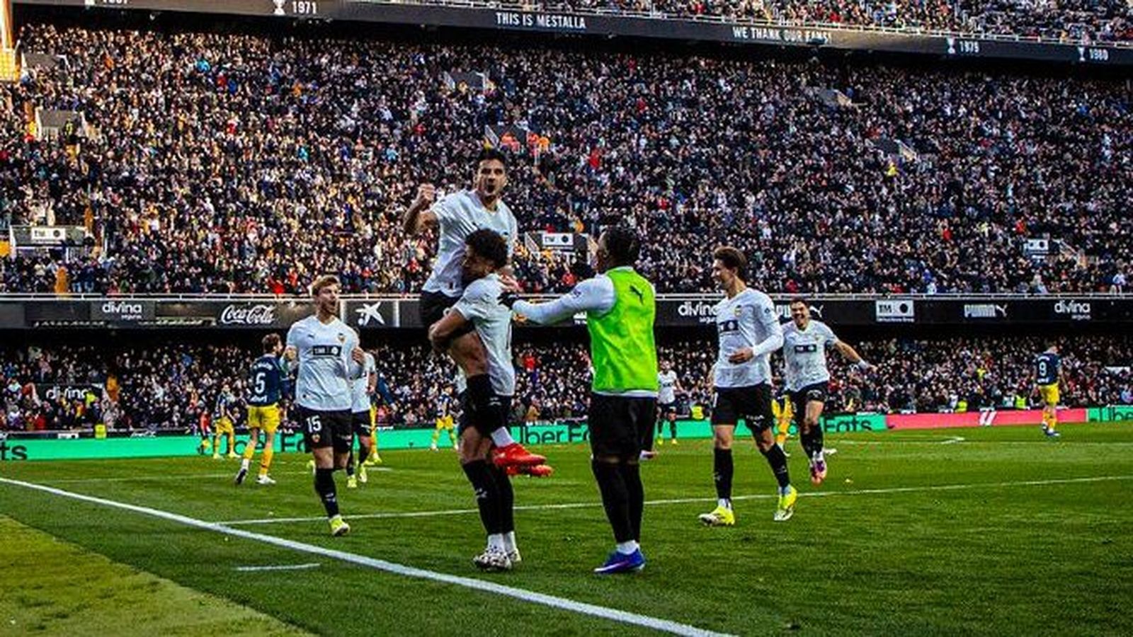 Imatge de l'últim partit a Mestalla del València