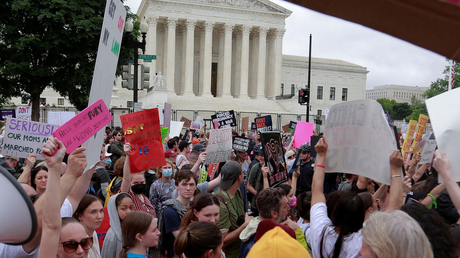 Manifestació a favor de l'avortament a Washington, Estats Units