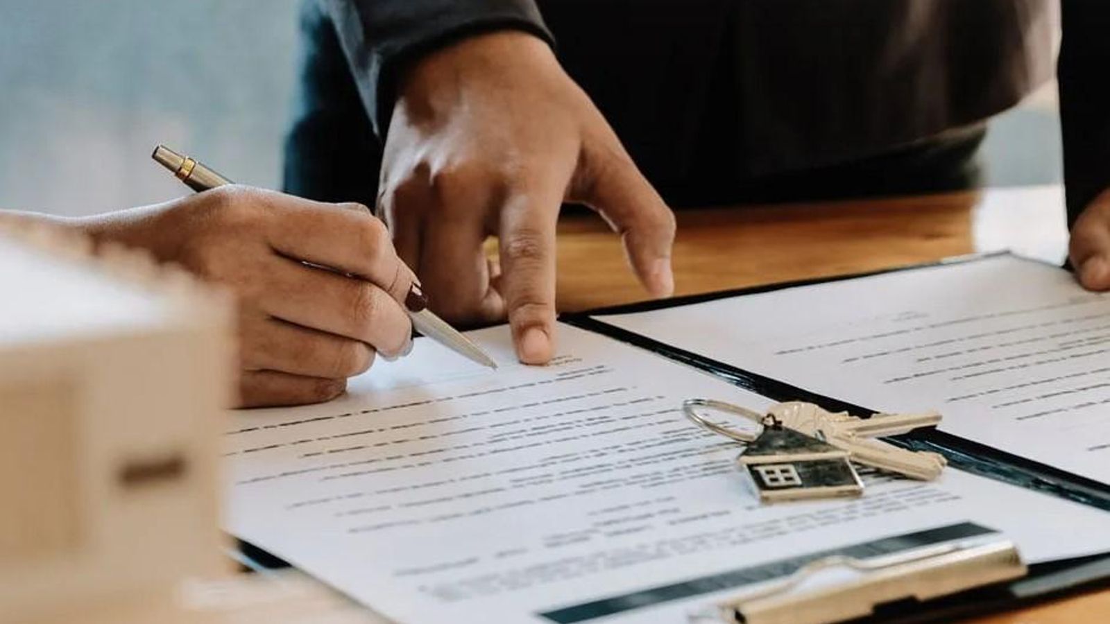 Sginatura d'una hipoteca