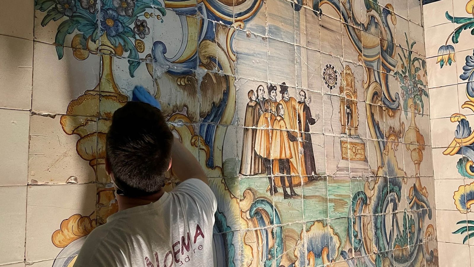 Una imatge de la rehabilitació de la Casa natalícia de Sant Vicent Ferrer