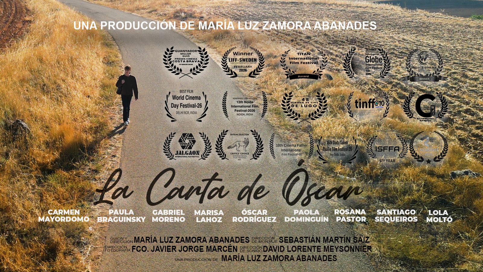 CARTEL HORIZONTAL LA CARTA DE OSCAR agosto26