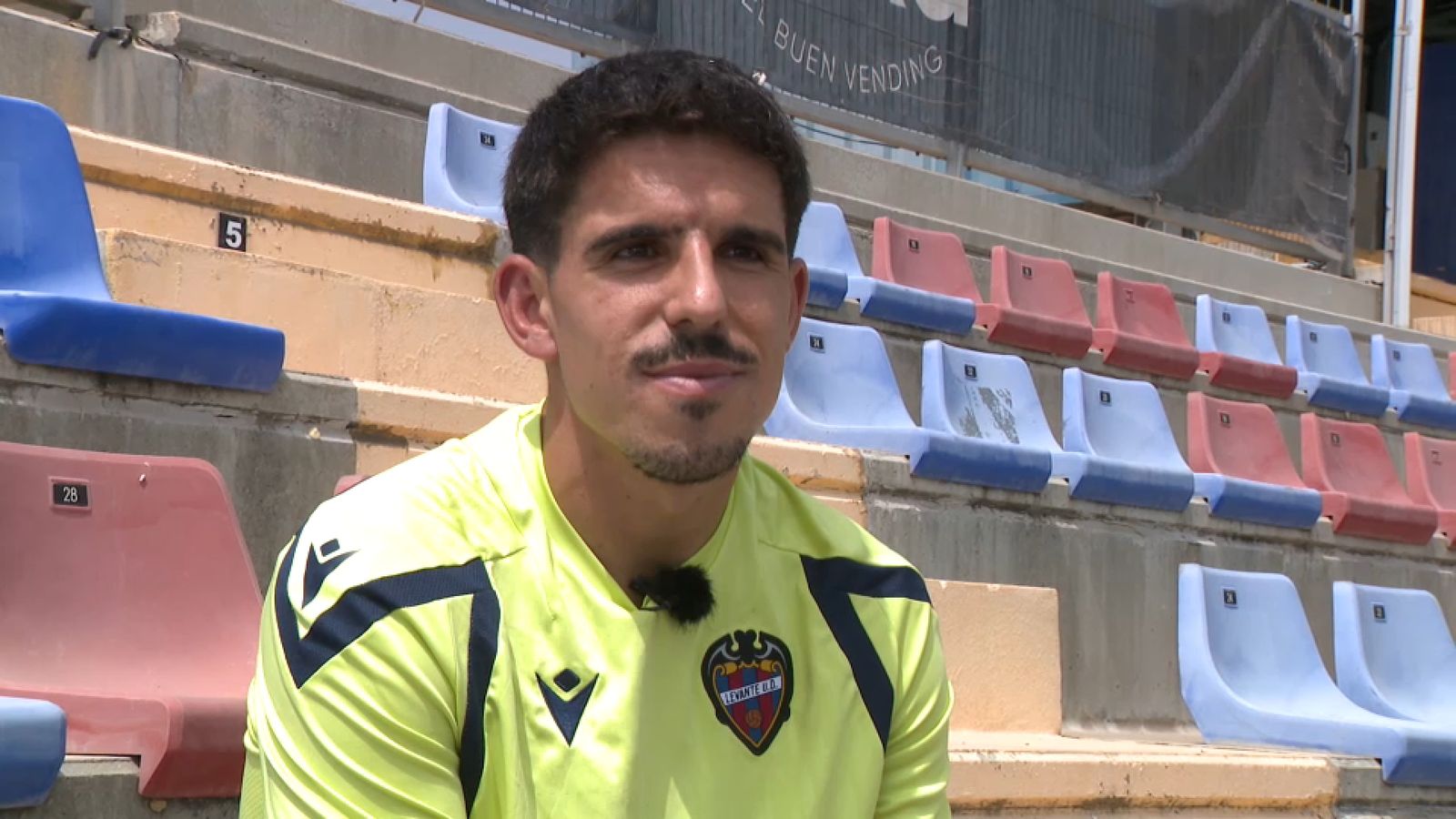 Víctor García, durant l'entrevista