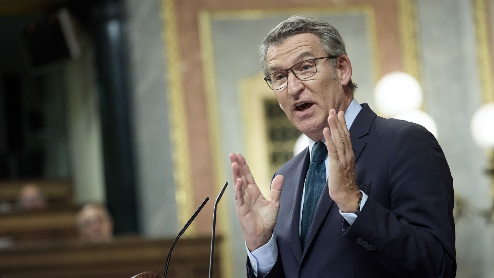 El president del PP, Alberto Núñez Feijóo, en una imatge d'arxiu