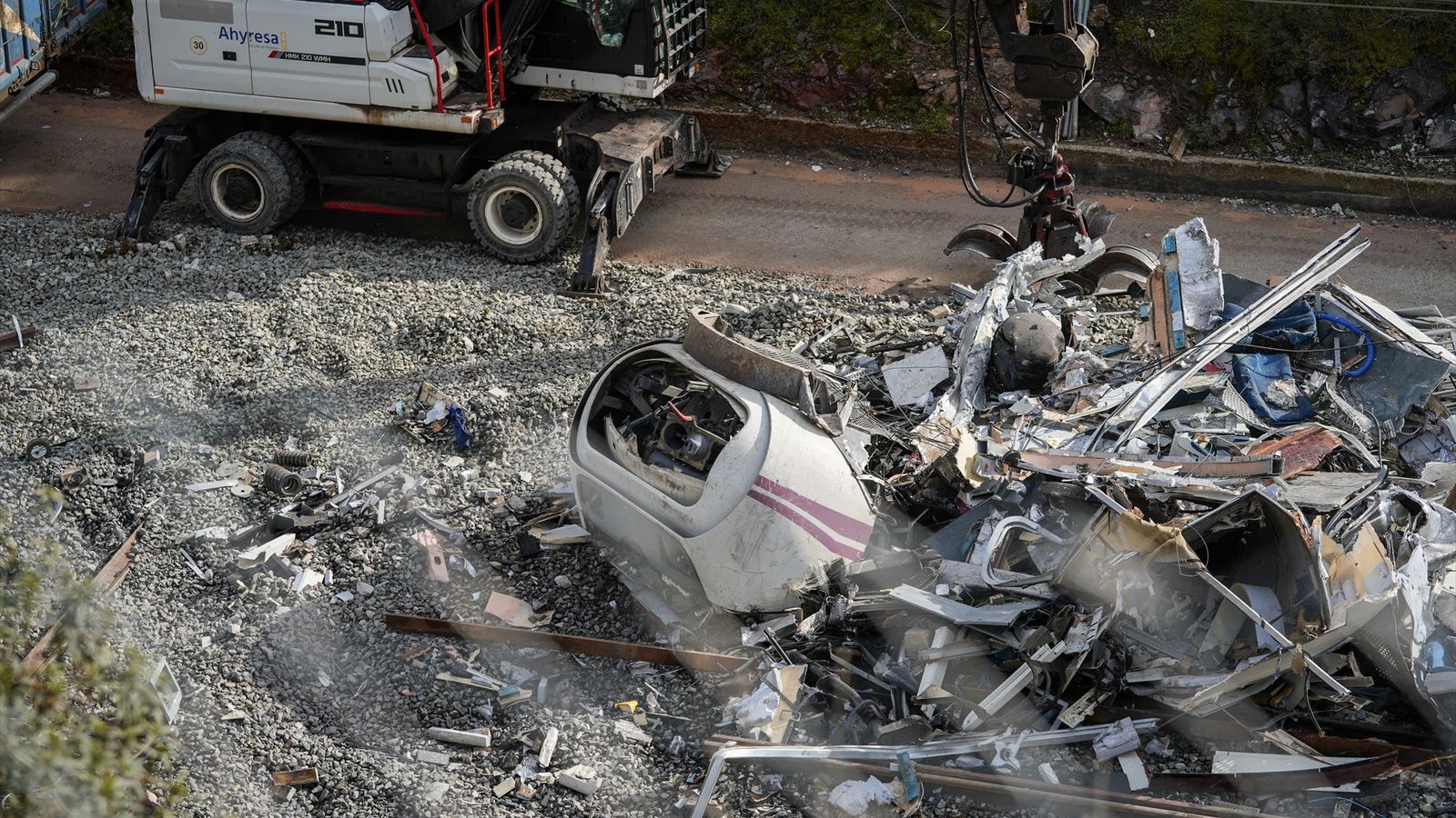 L'Alvia sinistrat el passat 18 de gener a Adamuz