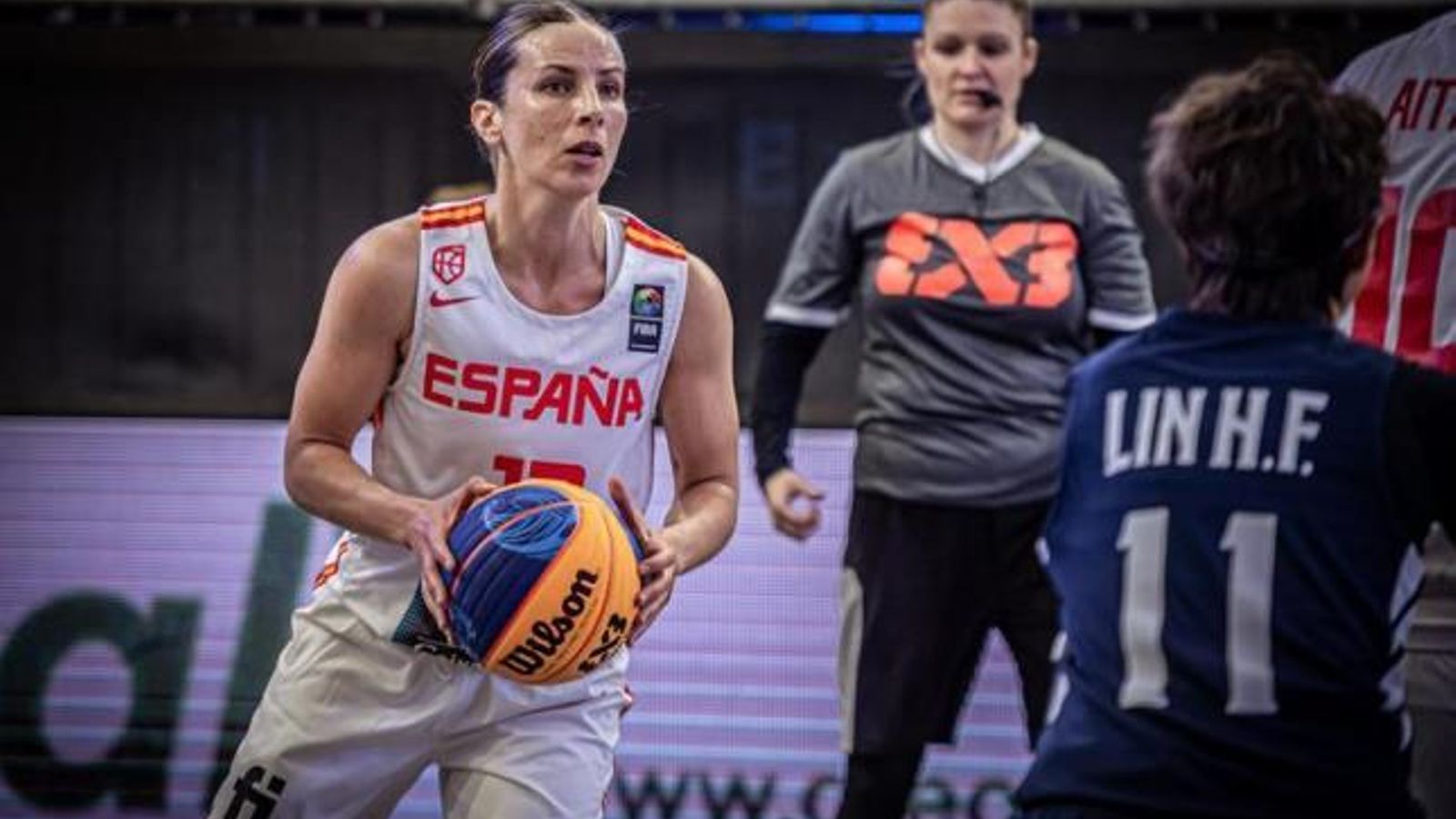 La valenciana Sandra Yggueravide, durant un partit