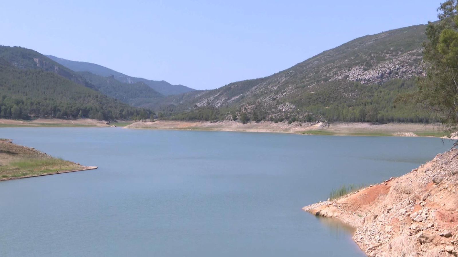 Vista d'un embassament valencià