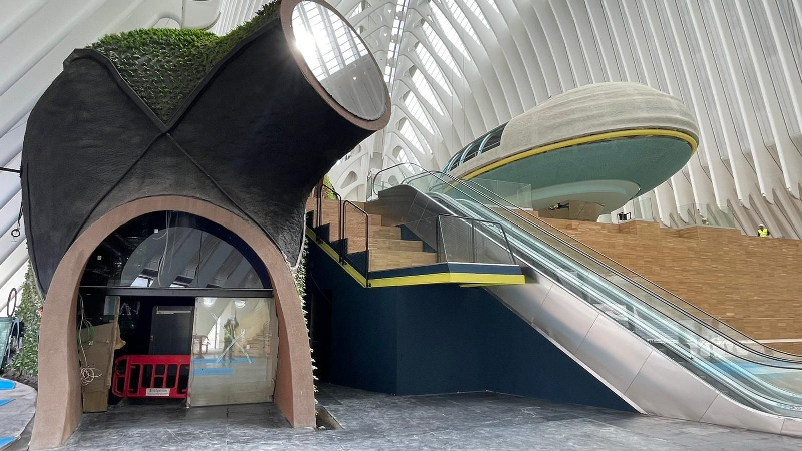 Estat actual de les obres de CaixaForum València