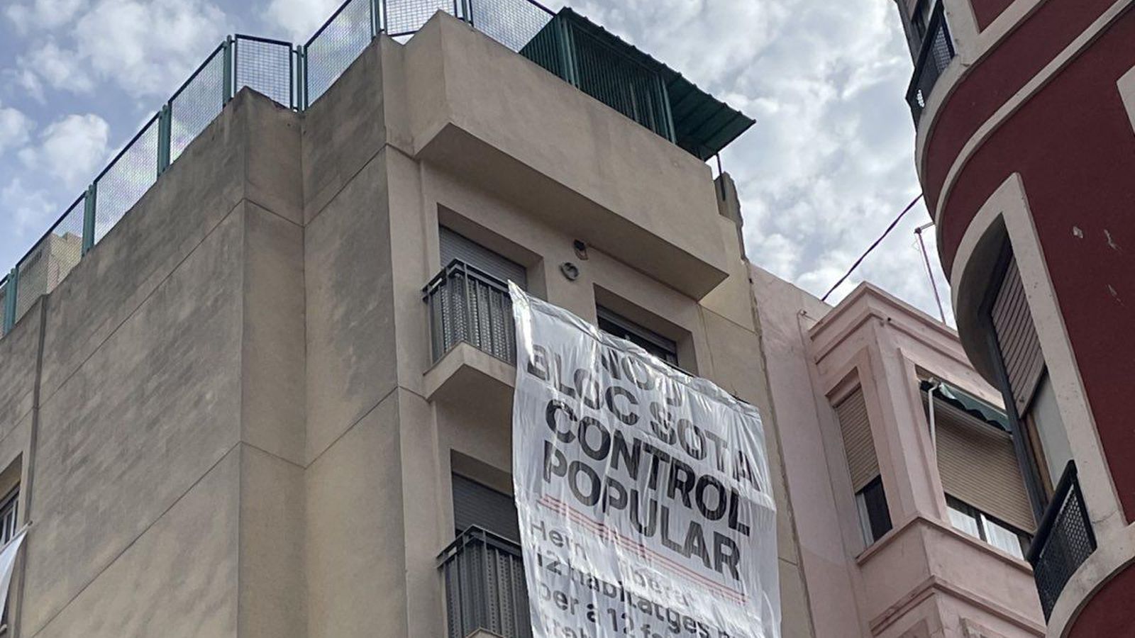Bloc "sota control popular" al barri del Cabanyal de València