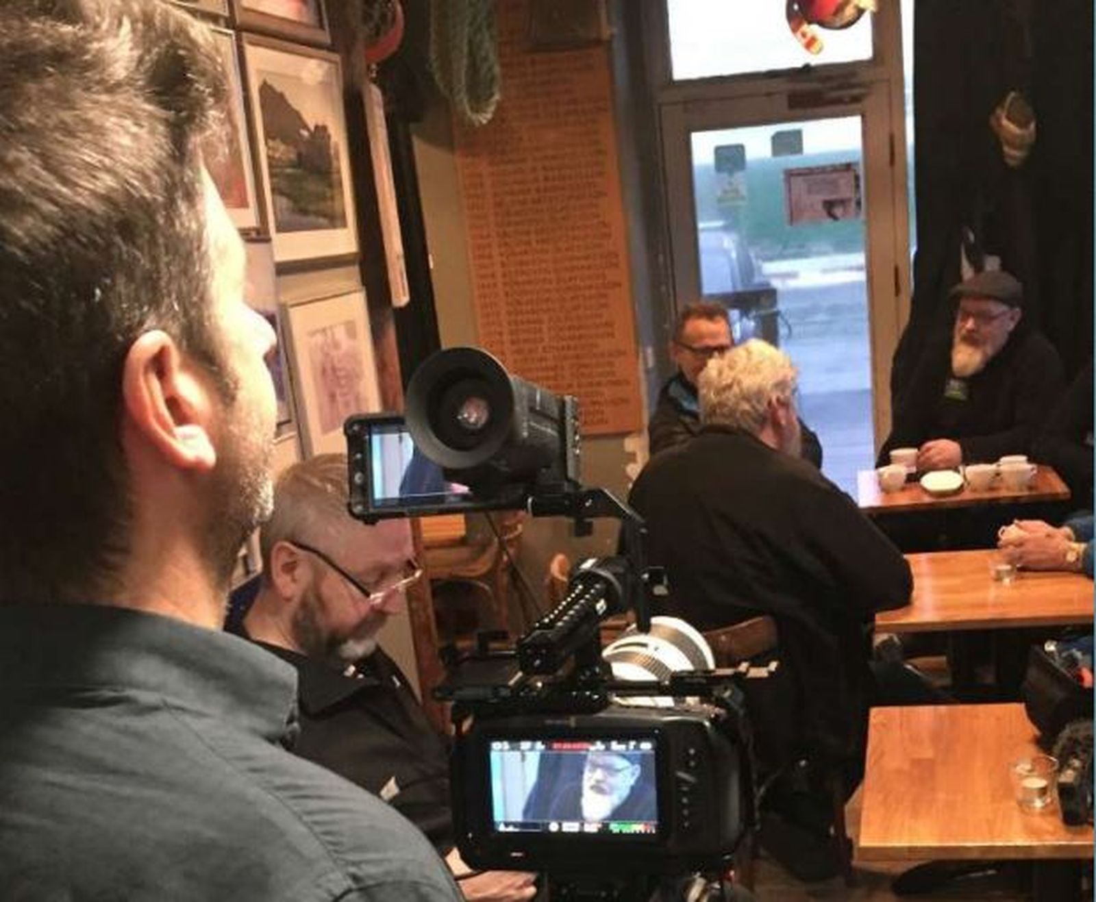 Un moment del rodatge de 'Lobster Soup'