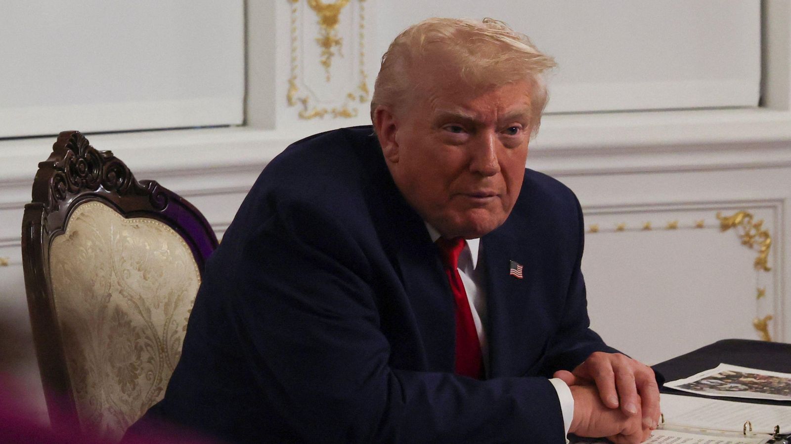 Trump, este dijous en la telefonada amb els militars per Acció de Gràcies