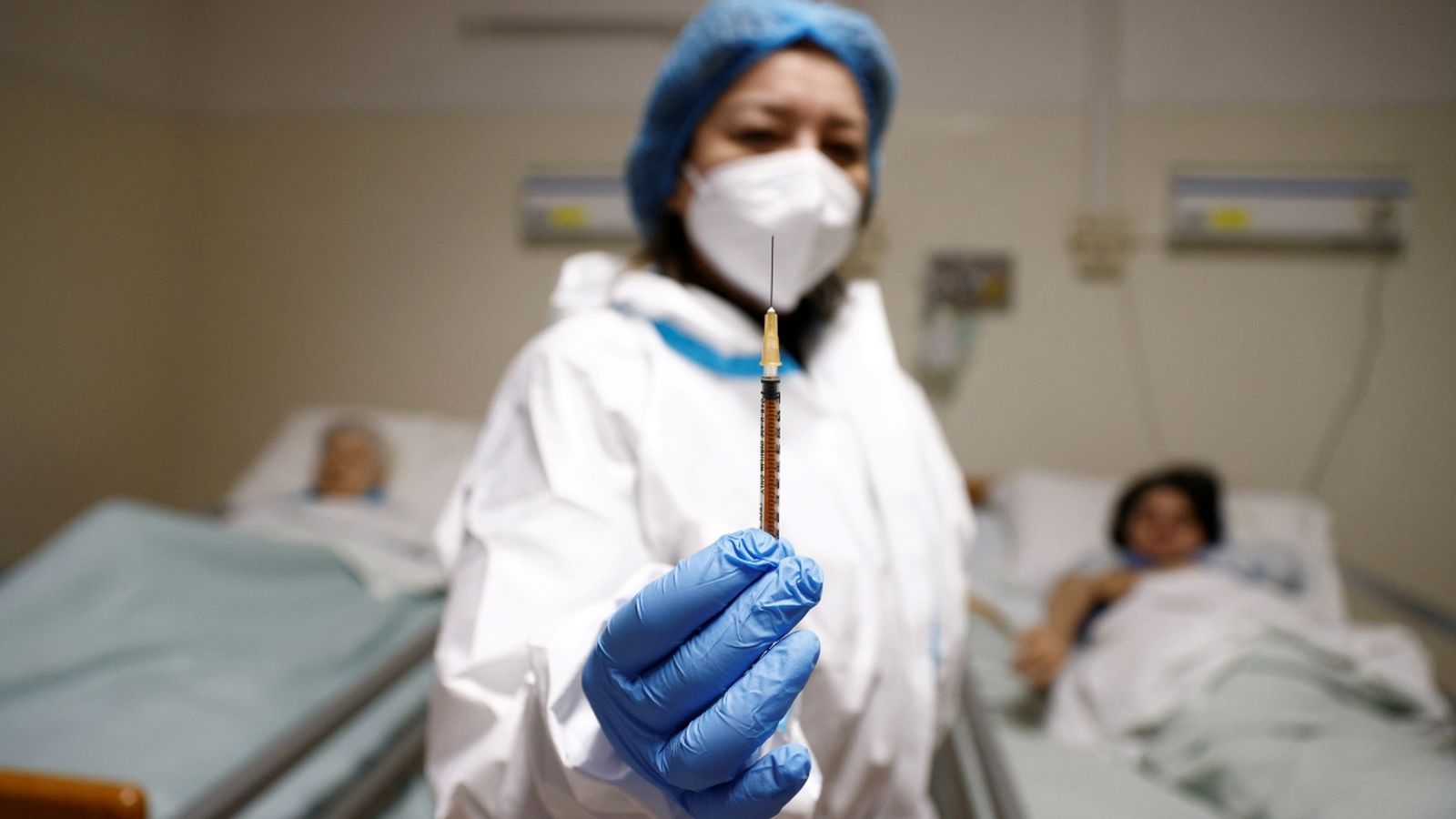 Sanitària en una residència a Roma (Itàlia)