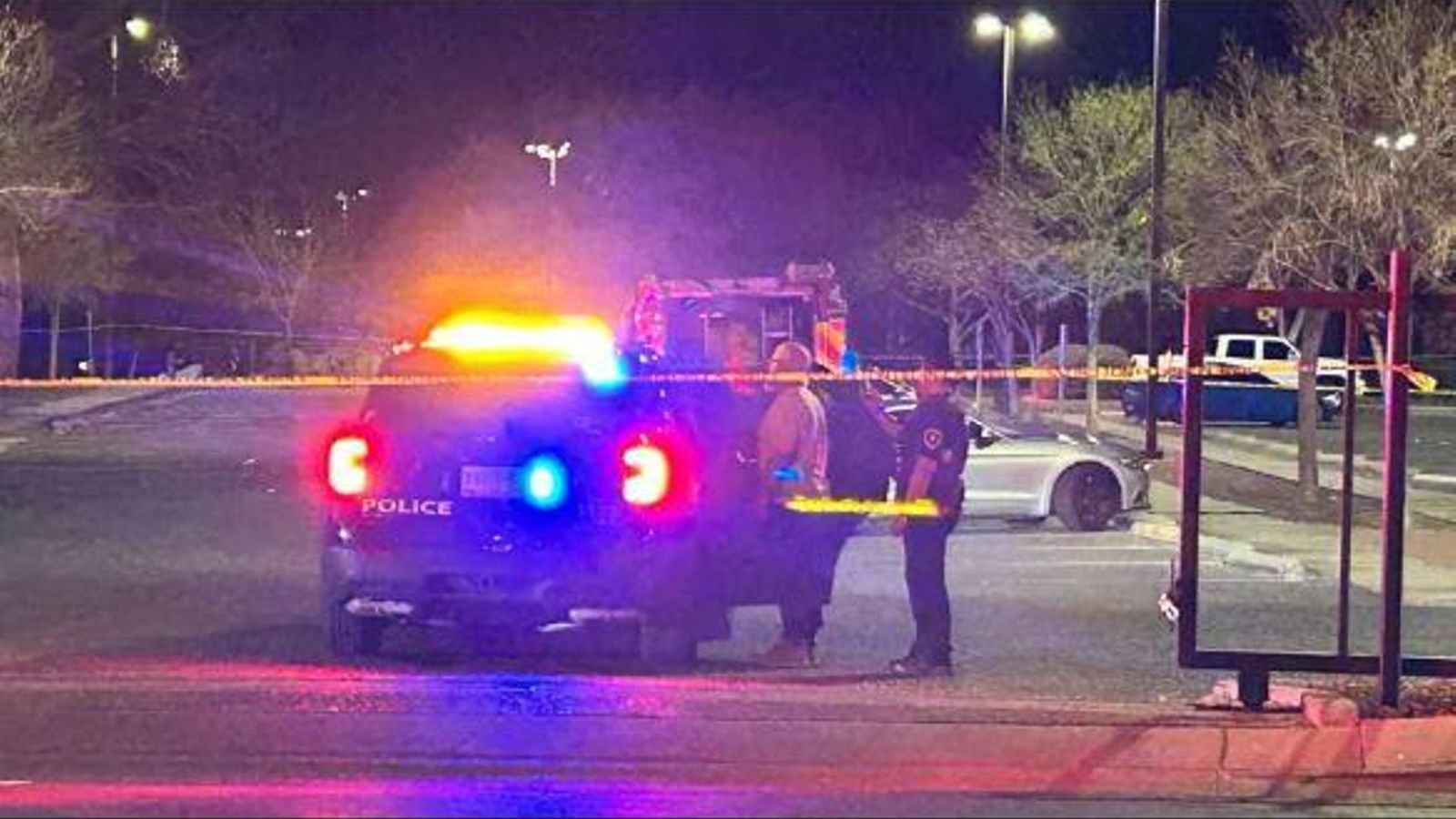 Agents de Las Cruces al lloc dels fets