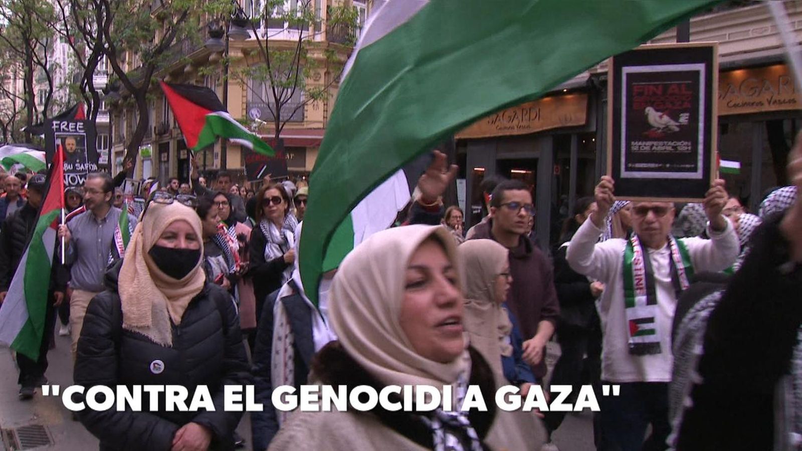 Protesta contra el genocidi de Gaza