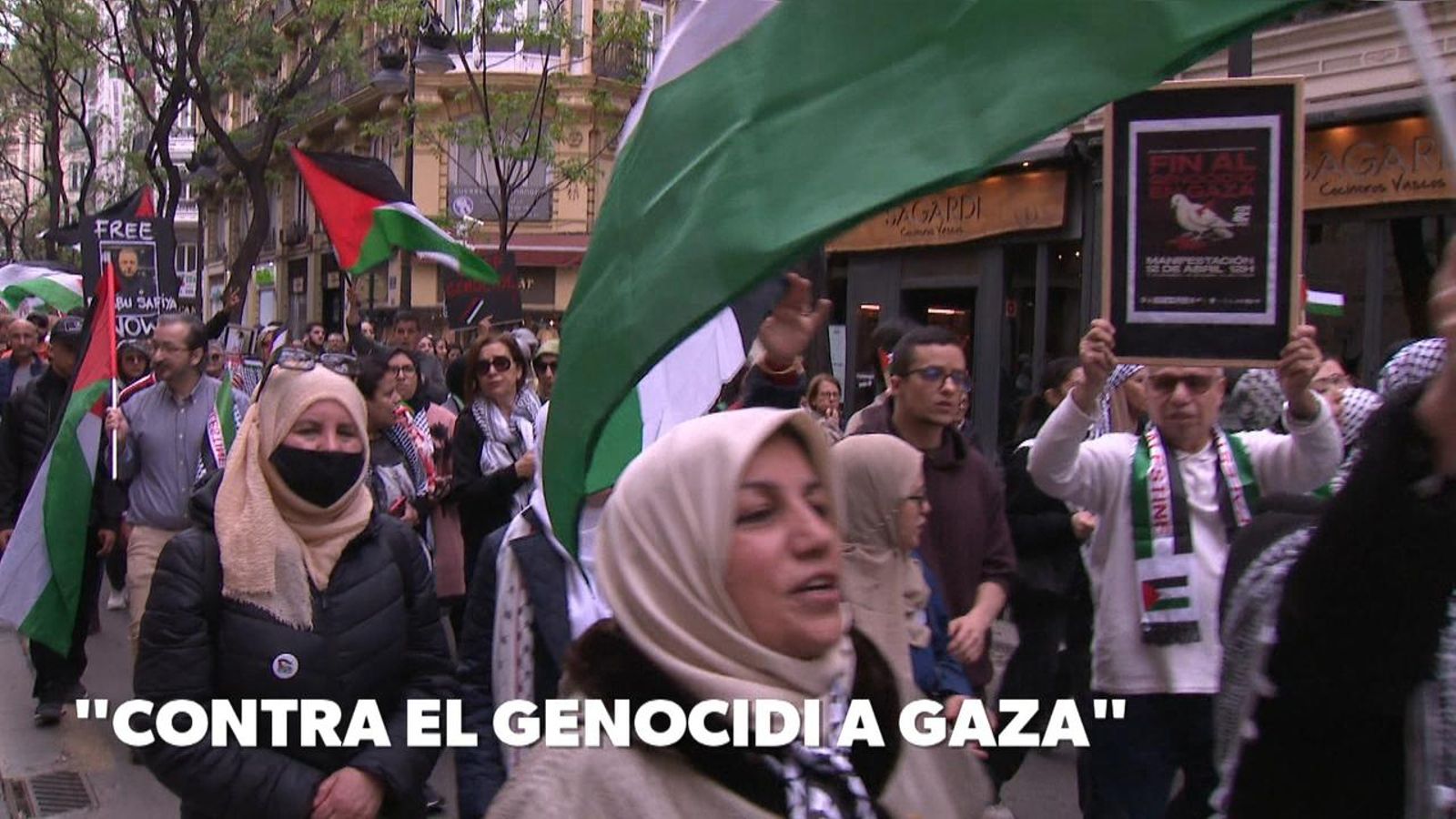 Protesta contra el genocidi de Gaza