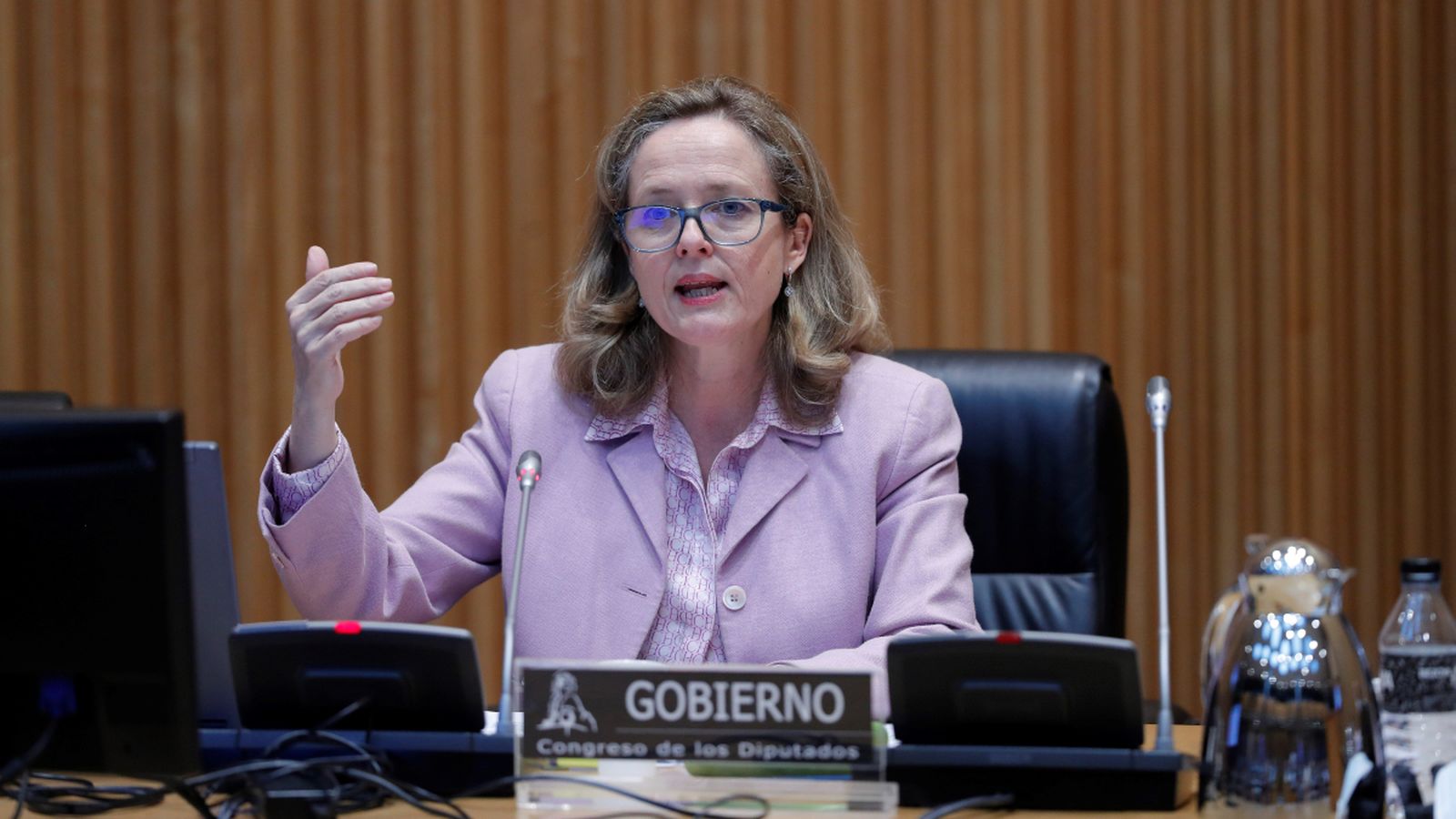 La vicepresidenta tercera del govern espanyol, Nadia Calviño