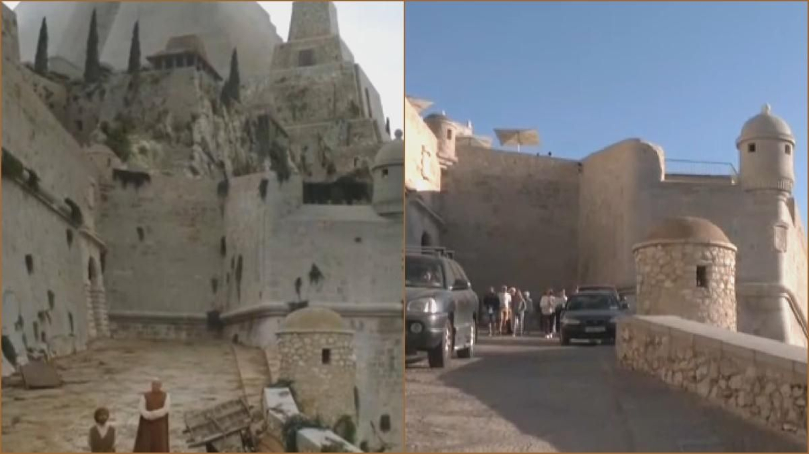 La rampa de Felip II, als peus de la Gran Piràmide de Meereen