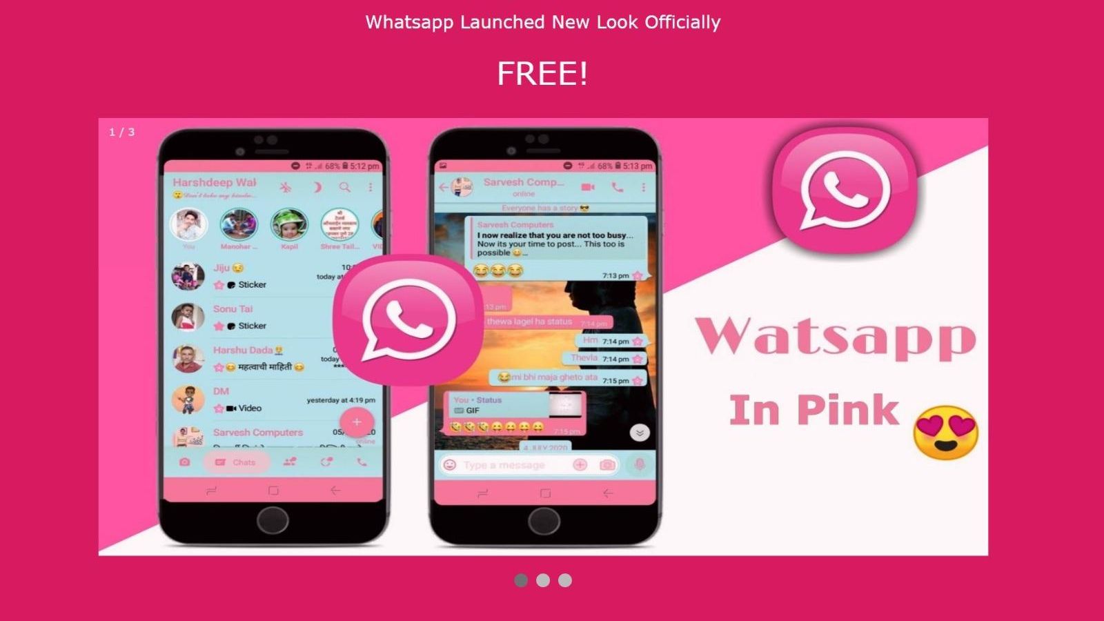 WhatsApp Rosa