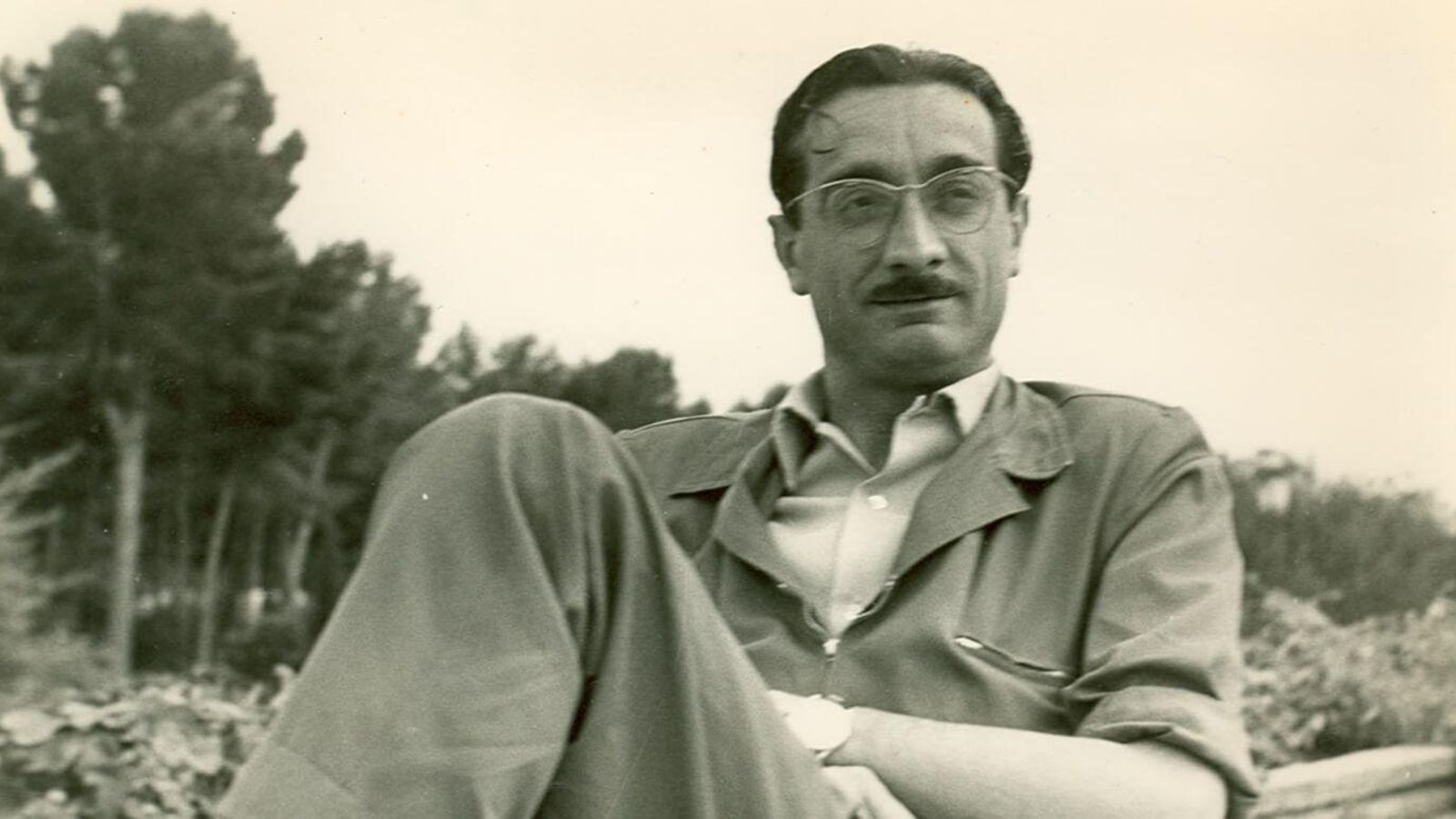 Foto de Joan Fuster del maig del 1959 Foto de Joan Fuster presa al maig del 1959
